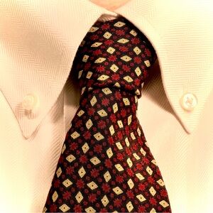 ARMANI Tie/Necktie * Silk * Made in Italy * Burgundy [56" x 3.75”]